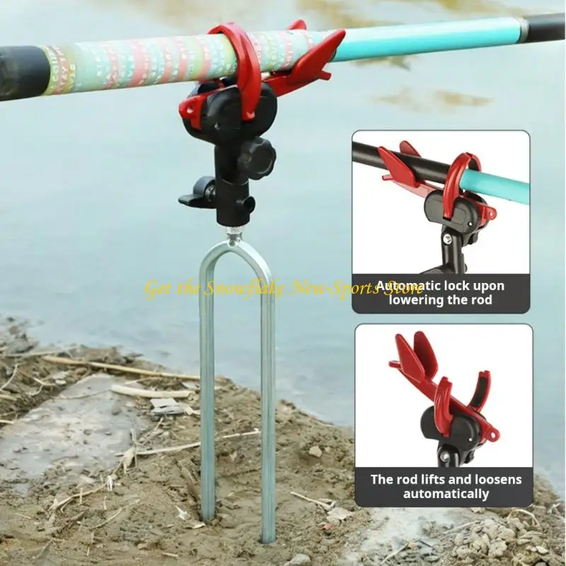 

E56D Multiple Position Fishing Poles Stand Ergonomic for Precise Positioning