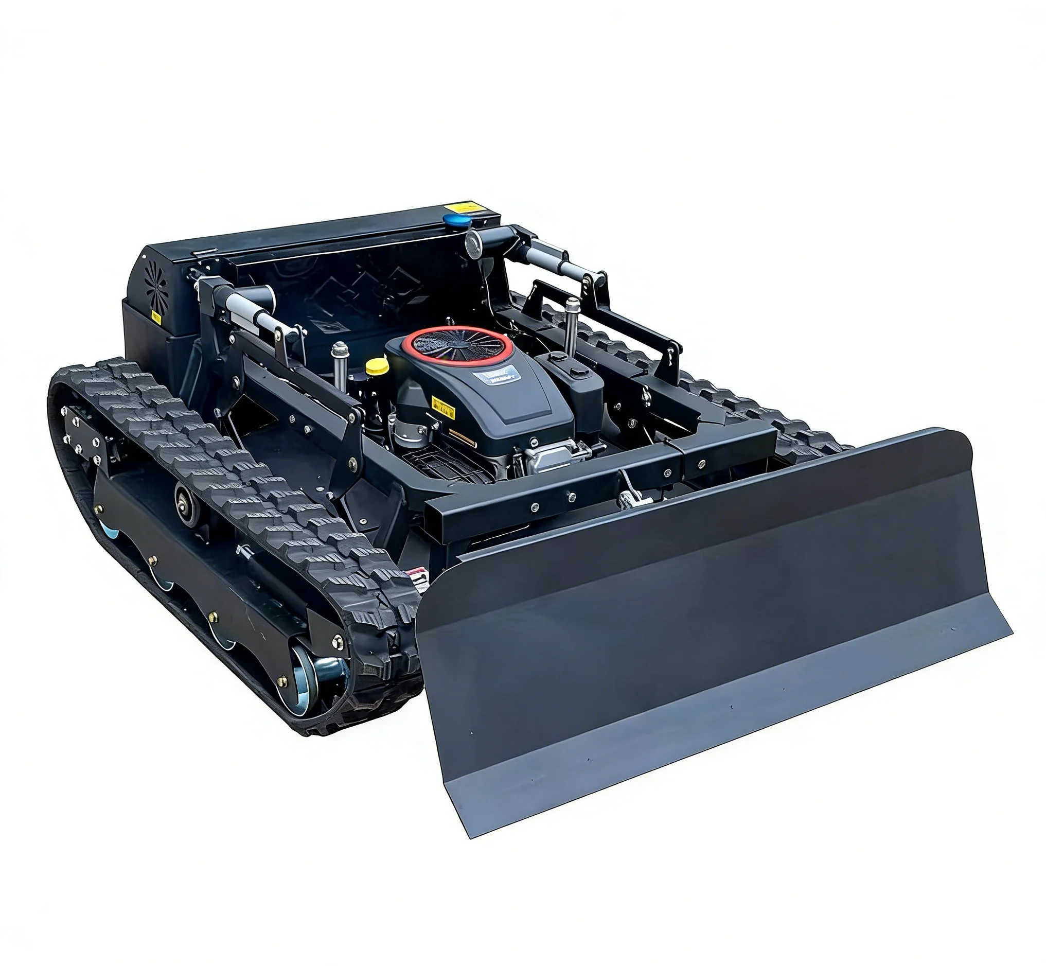 Automatic Tracked Lawn Mower Robot Suitable For Any Terrain, Farms, And Yards, Control