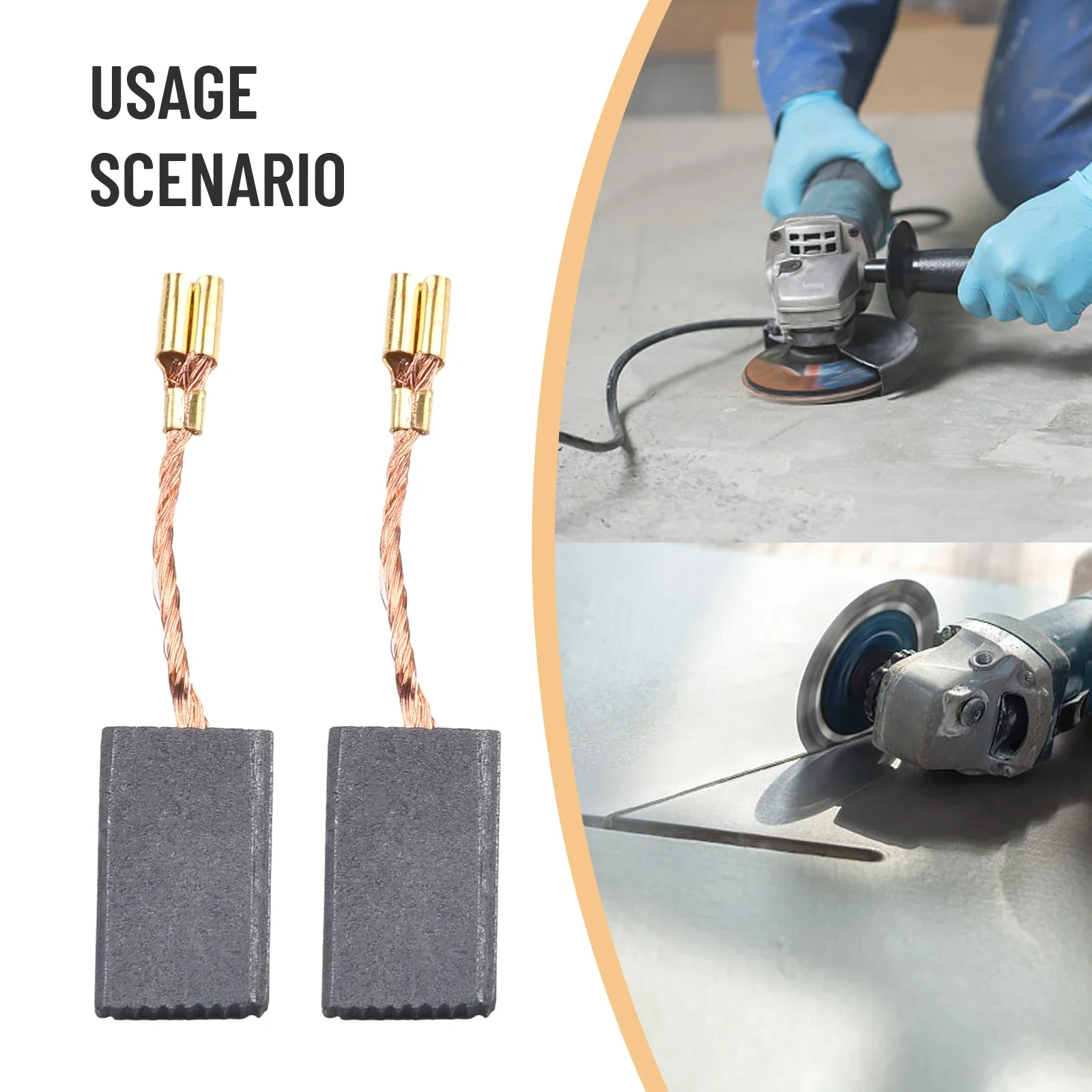 2 stuks koolborstels 5 * 10 * 17 mm 1607014138   BS6 Motor Deel Voor BOSCH Elektrisch Gereedschap 06 046 GWS 8-115 115 Haakse Slijper Accessoires