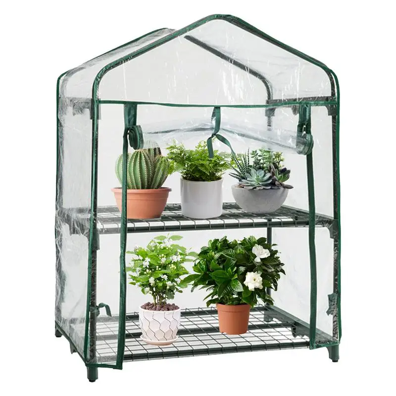 Outdoor For Garden Gardening Warm Waterproof Greenhouse Portable Mini Planter House Flower Frame Meaty Sun Room Hothouse Cover