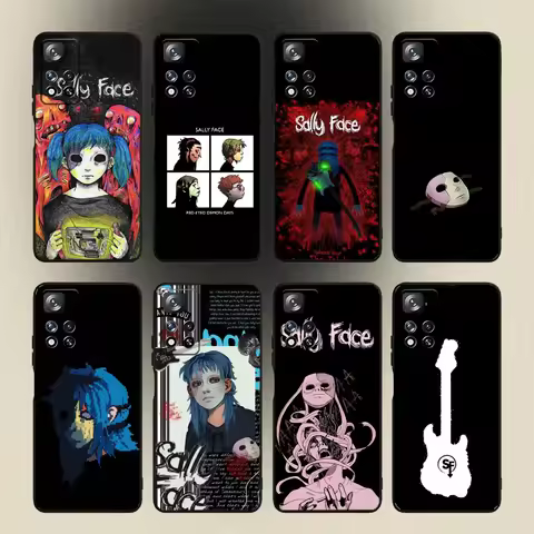 Game Sally Face Phone Case For Samsung Galaxy A20,A21s,A22,A31,A32,A52,A53,A72,73,A80,A91 Soft Black Cover