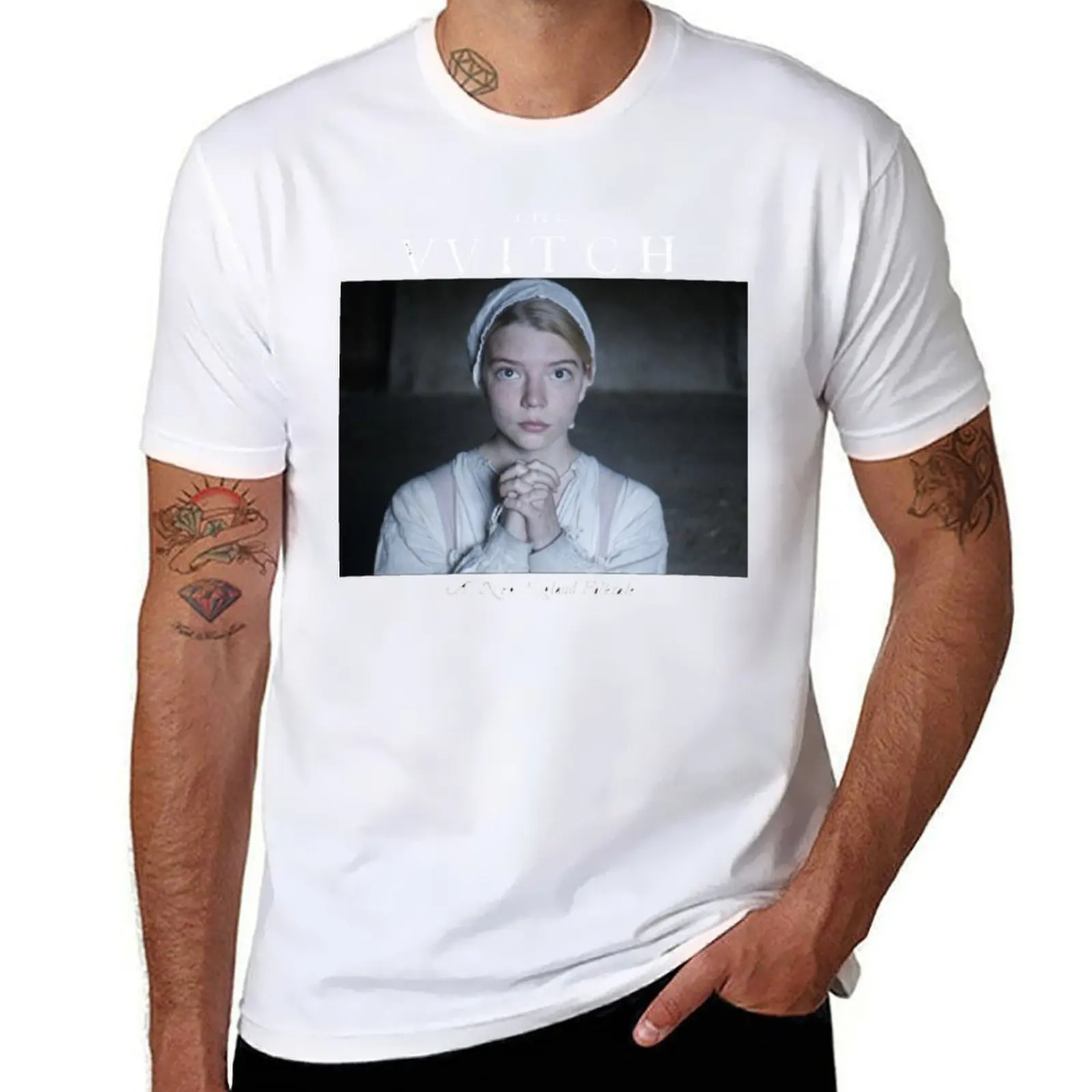 

VVITCH THE WITCH // Thomasin praying THE - T-Shirt Work Style Casual T-Shirt
