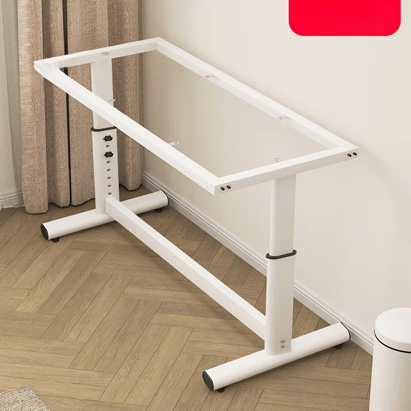 Table legs adjustable lifting base, table legs shelf determinable wrought iron paint thickened office conference table shelf
