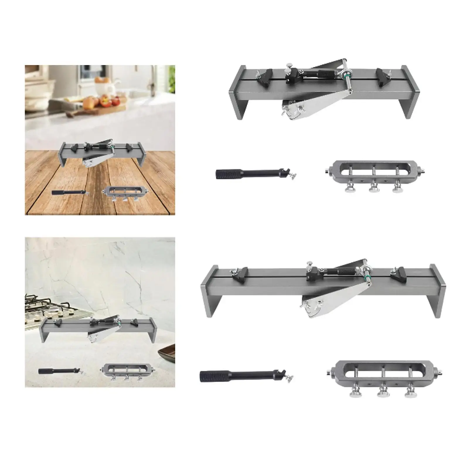 

Knife Stone Holder Angle Fixed Grinding Stone Stand Lightweight with 2 Clips Woodworking Grinding Fixture for Scissors Planer