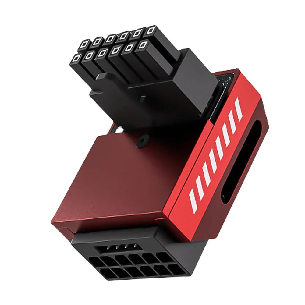 600W 12+4pin 12V HPWR Adapter 90 Degree Right Angle 16pin 12VHPWR PCI-e 5.0 16pin Power Adapter for RTX 3090Ti 4070Ti 4080 4090