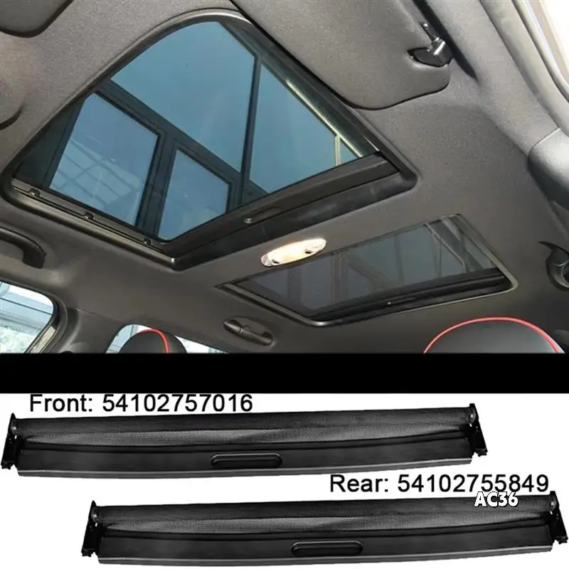 

Car Sunroof Curtain Cover Panorama Sunroof Sunshade For Bmw Mini Curtain Cover 54102755849 54102757016