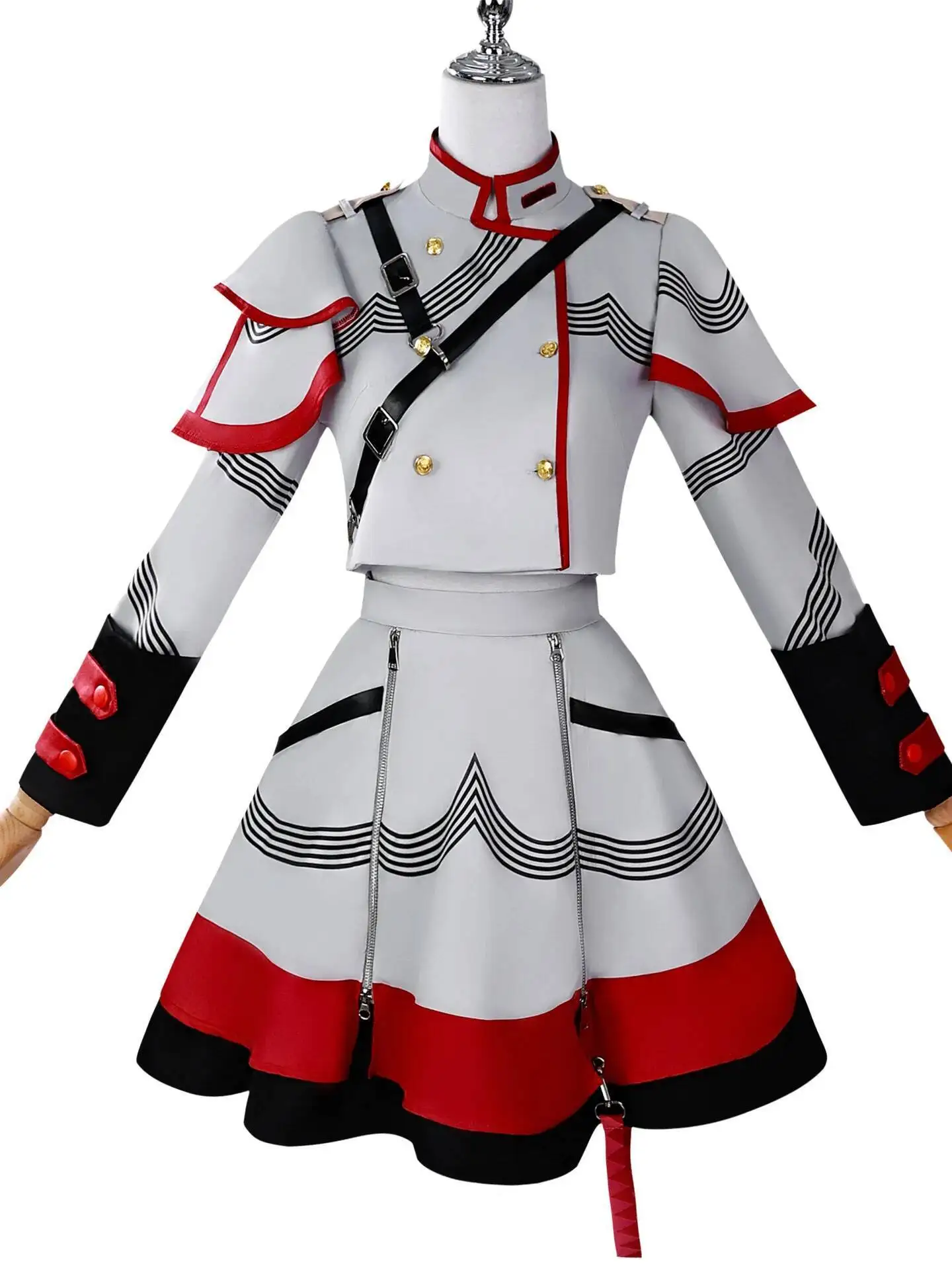 كوس زي الهالوين التأثيري أنيمي المعبود الافتراضي نغمة ثقيلة تأثيري أنيمي لعب الأدوار زي مجموعة كاملة Jk Unifo #5