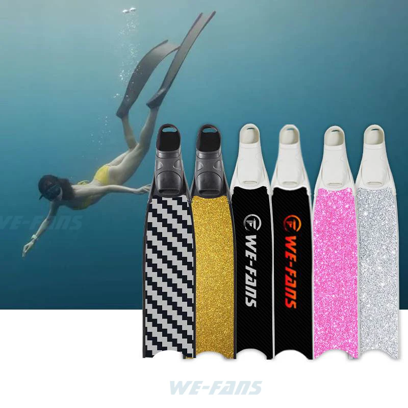 

Профессиональные длинные ласты для свободного дайвинга, легкие туфли для лягушек из чистого углеродного волокна, оборудование для подводного плавания и подводного плавания