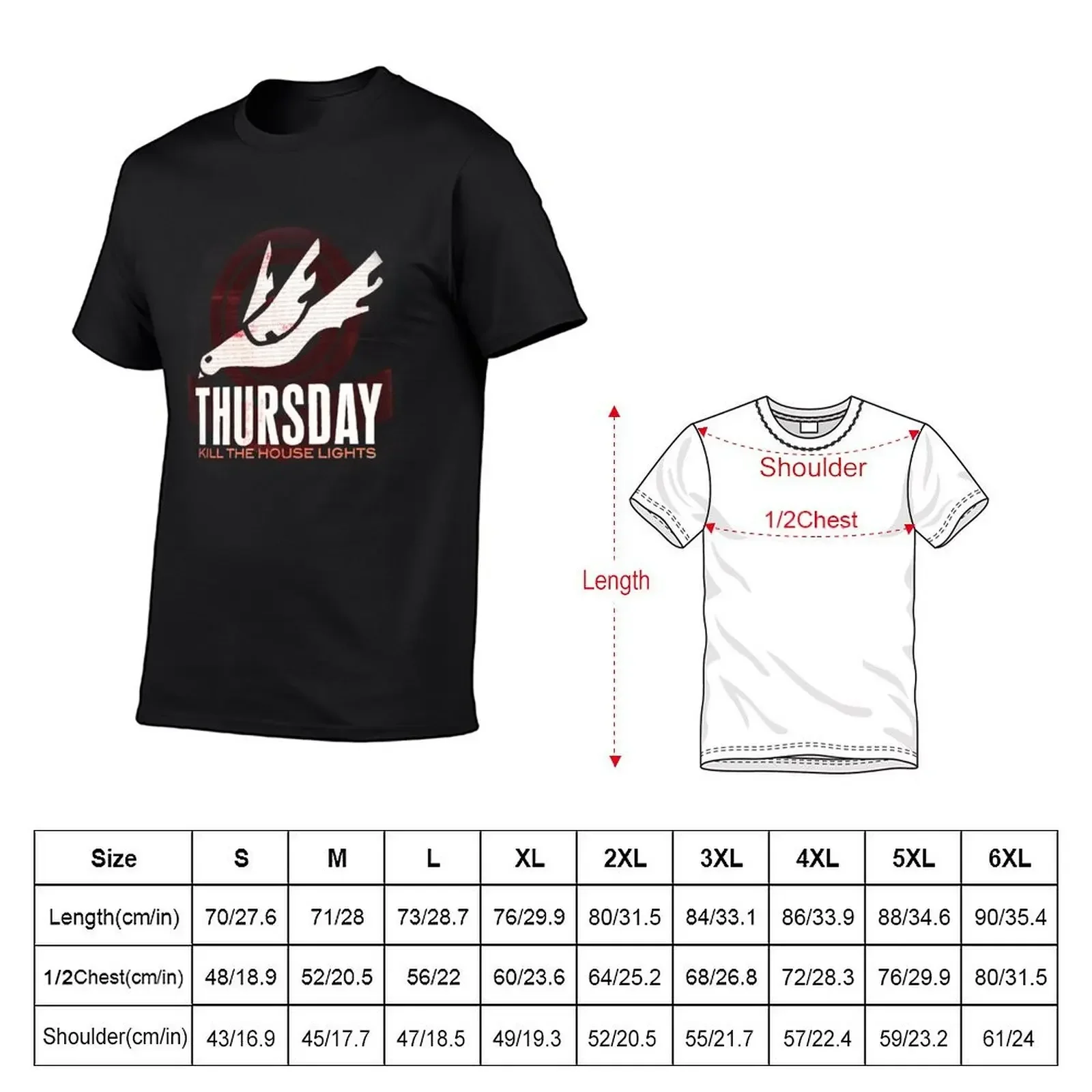 Thursday T-Shirt summer tops baggy shirts vintage clothes blanks shirts men graphic