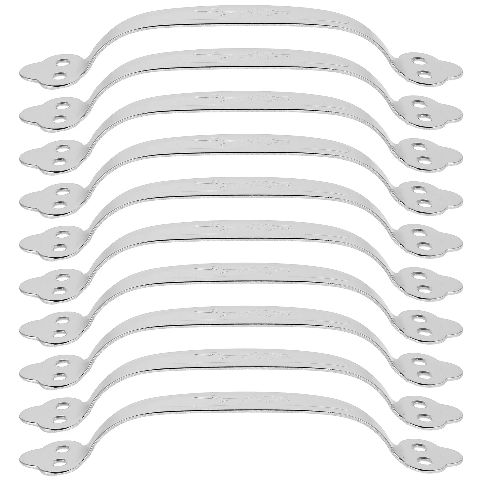 

10Pcs Stainless Steel Cupboard Handles Ergonomic Cabinet Pulls Durable for Kitchen Bathroom Office Handles for Cupboards