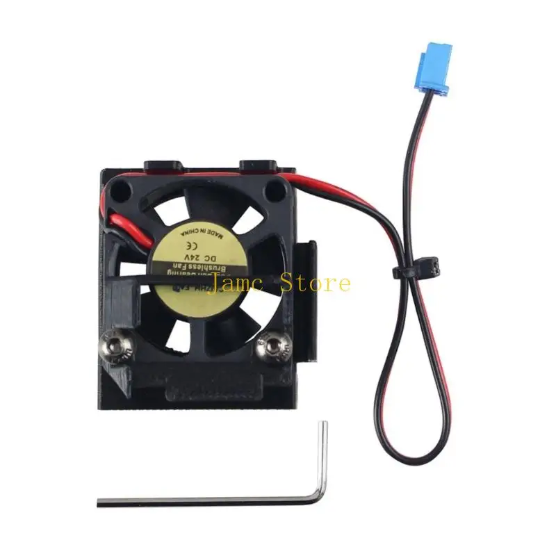 

LX0B Часть 3D-принтера Hotend Модернизированный вентилятор охлаждения с двойным шарикоподшипником 30 мм