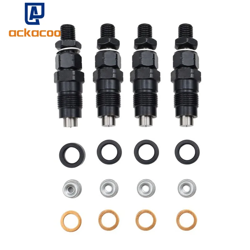 

4PCS 093400-7040 DN0PD704 Diesel Fuel Injector set for Toyota Hilux Surf Prado 1KZ-TE 3.0L Automotive Replacement OE# 0934007040
