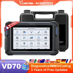 VDIAGTOOL VD70 Automotive Scanner Bidirectional Diagnostic Tool Offline Programmer ECU Coding with 39+ Resets CAN FD DoIP FCA