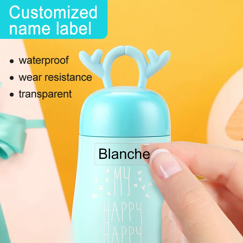 ‌Personalized Waterproof Name Tags for School Supplies-Custom Stickers for Kids Backpacks, Books & Bottles,Multilingual Marking‌