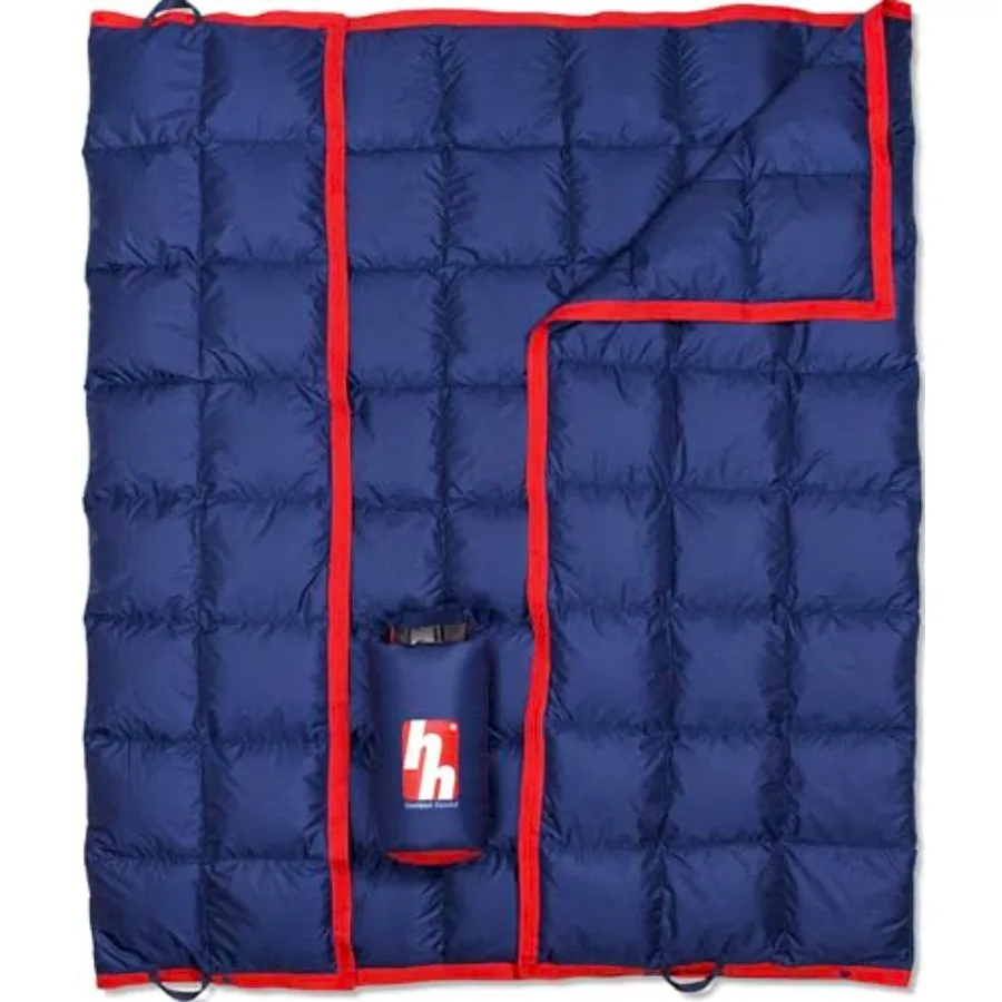 

Horizon Hound Puffy Down Camping Blanket - Outdoor Travel Quilt Sustainable Insulated Lightweight and Warm Gear for Sleep Campi