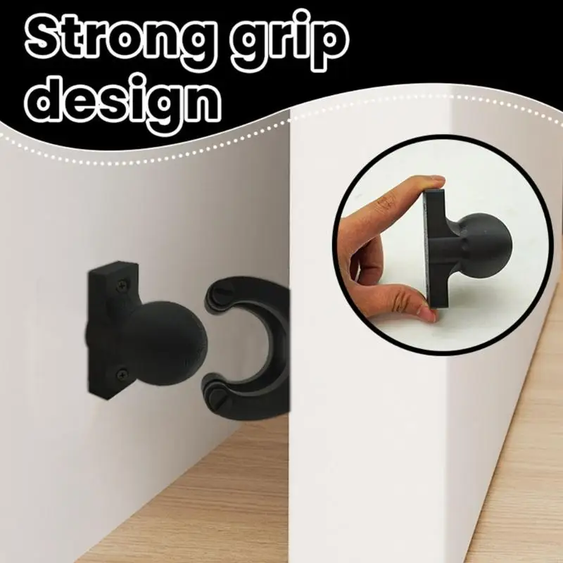 

Child Safety Door Stoppers Heavy Duty Ball Shaped Protector Not Pinch Guard Door Holder Device for Home Bedroom Office 87HA
