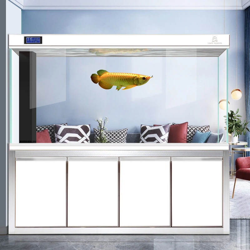 

Large Fish Tank Living Room Aquarium Household Water-Free Ecological Lazy Super White Glass Dragon Fish Tank