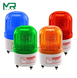 LTE-5101 LED Rotating rotary strobe Alarm Lamp light siren  LED warning light no voice 12V 24V 110V 220V