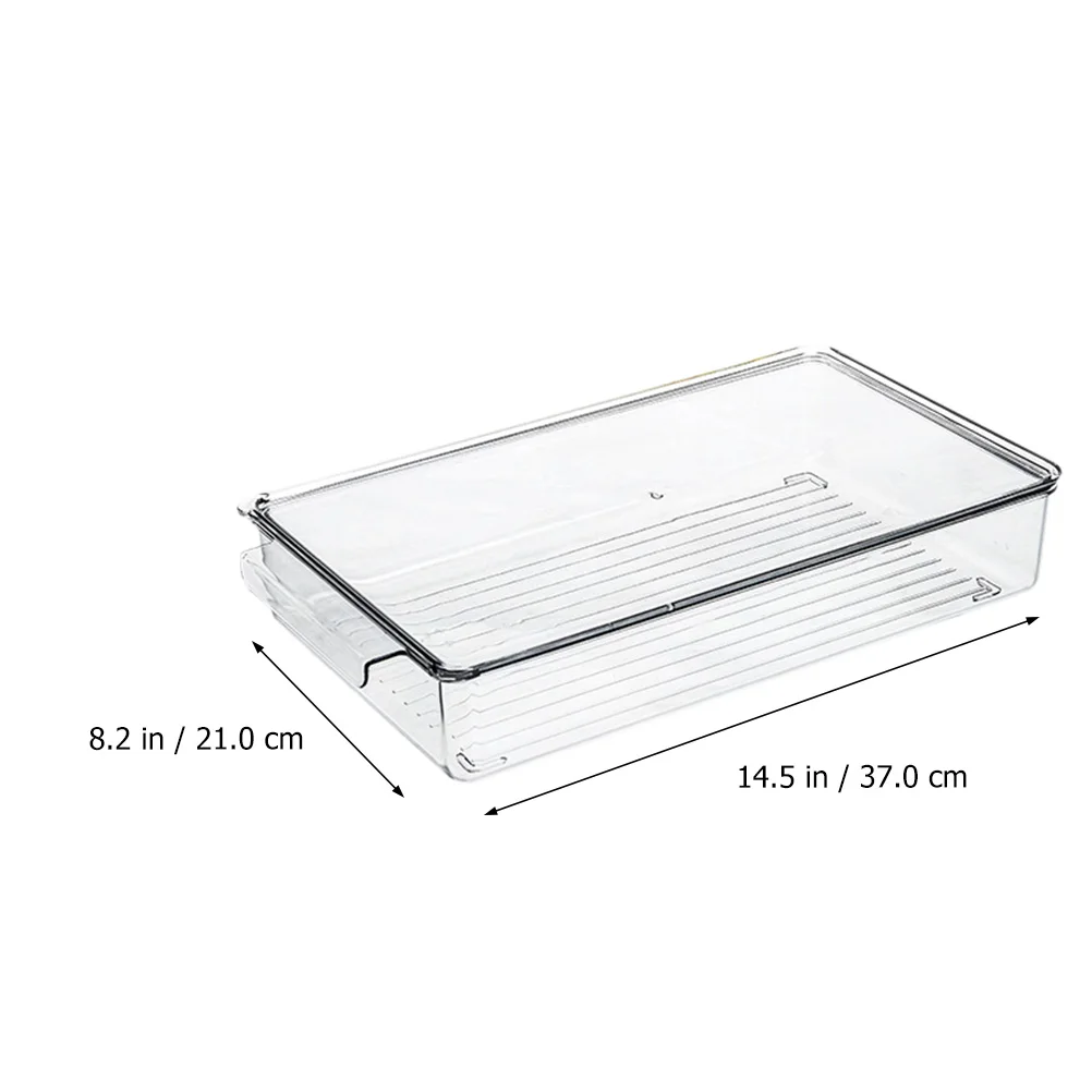 

Sealed Food Storage Container PET Material Refrigerator Preservation Box for Fruits Vegetables Meat Seafood Pasta Airtight