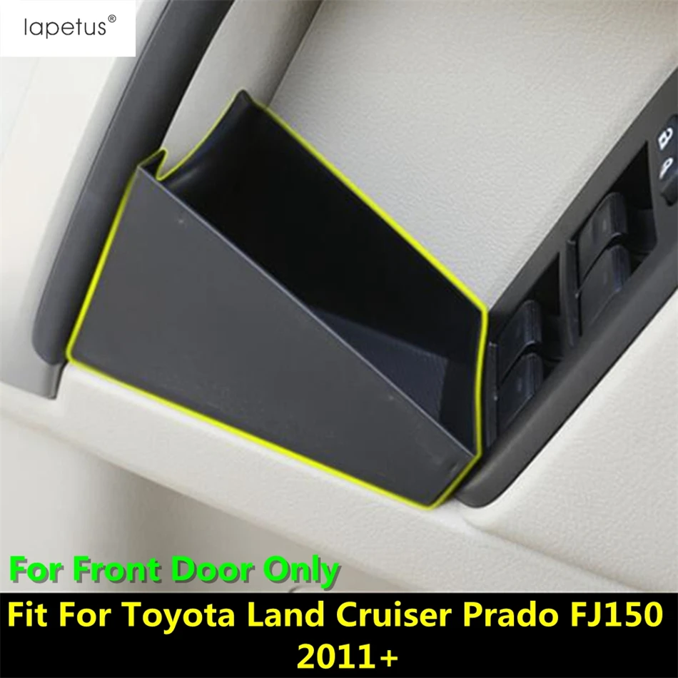 

Front Door Armrest Storage Box Container Pallet Phone Case Holdder Accessories For Toyota Land Cruiser Prado FJ150 2011- 2020