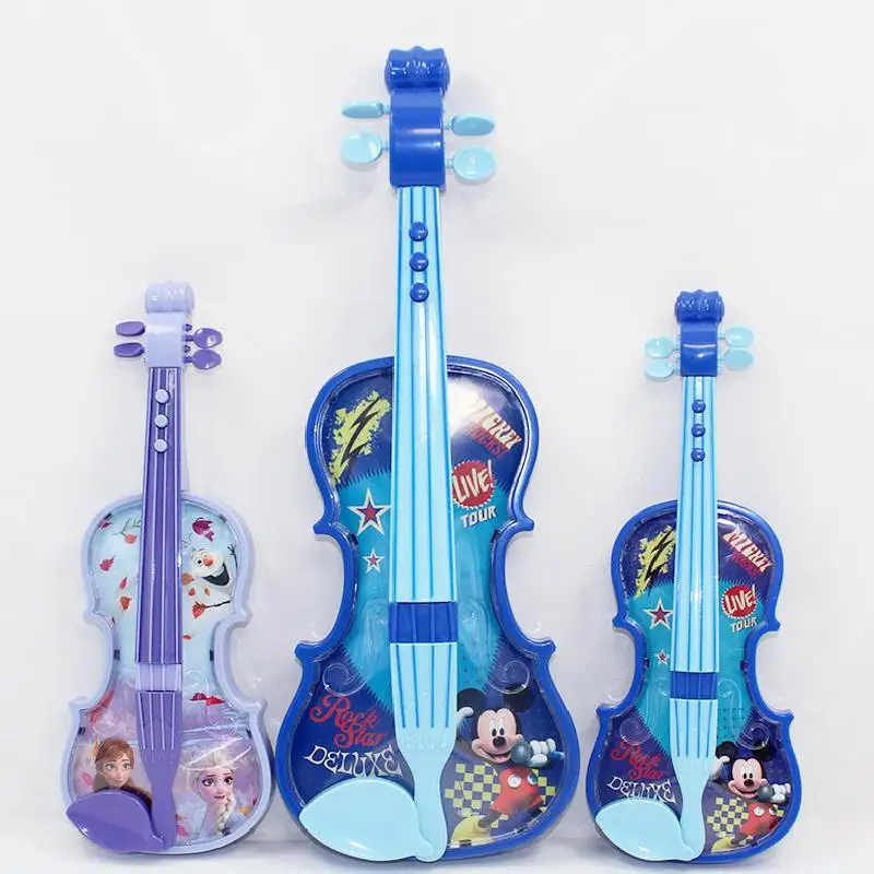 Disney girls królewna śnieżka księżniczka skrzypce zabawka Instrument muzyczny symulacja zabawka dla dzieci elektroniczny Instrument muzyczny prezenty świąteczne