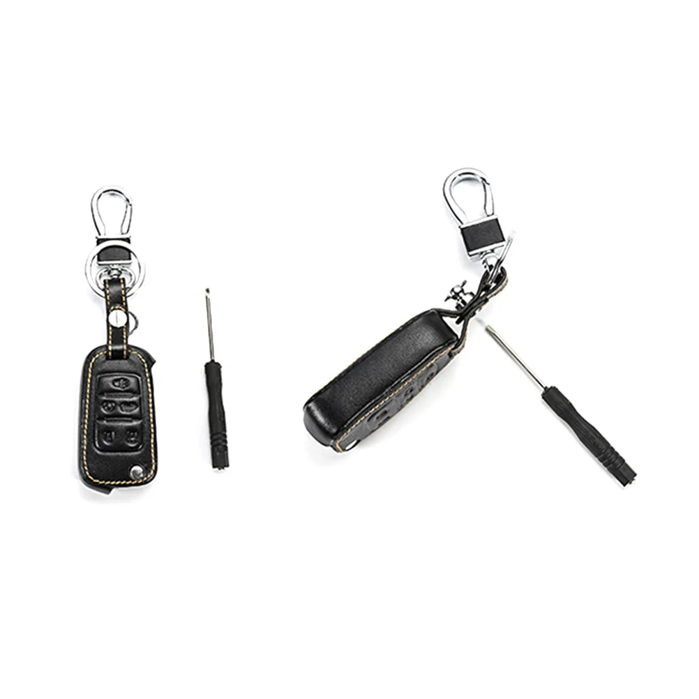 

Car Key Case For A63 Scratch Resistant Durable Soft Touch Protection Cover Holder Brown Thread