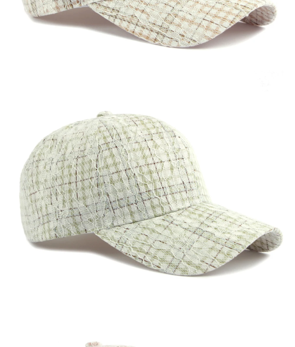 HT5085 Frühling Sommer Sonnenkappen für Herren und Damen 2026 Neue Spitzen-Baseballkappe Unisex Verstellbare Snapback-Kappe Atmungsaktive Baseballmütze – Detail 7