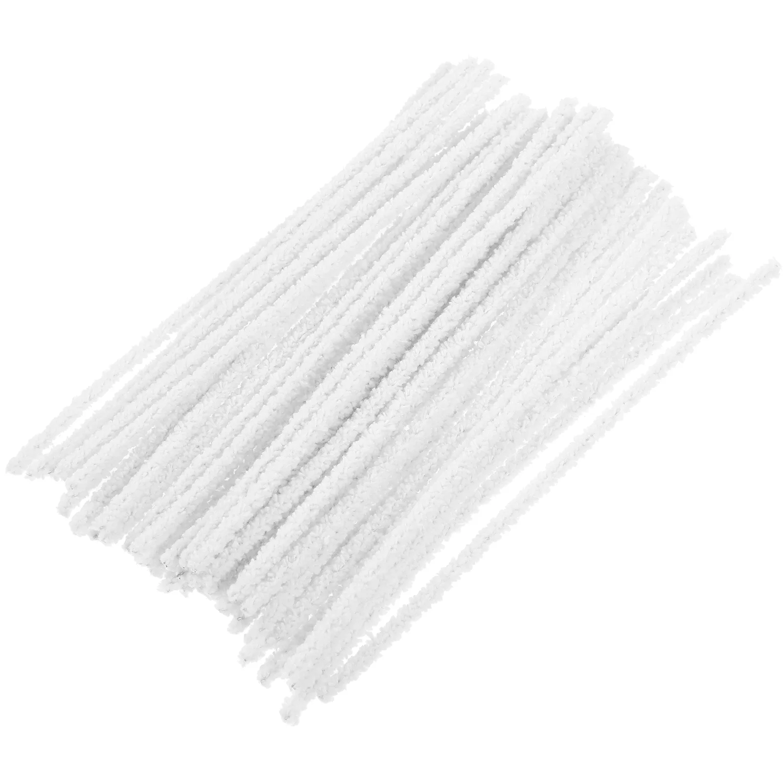 

50 Pcs Clarinet Reed Key Tube Cleaning Cotton Swab Flexible Sax Brush Recorder Instrument