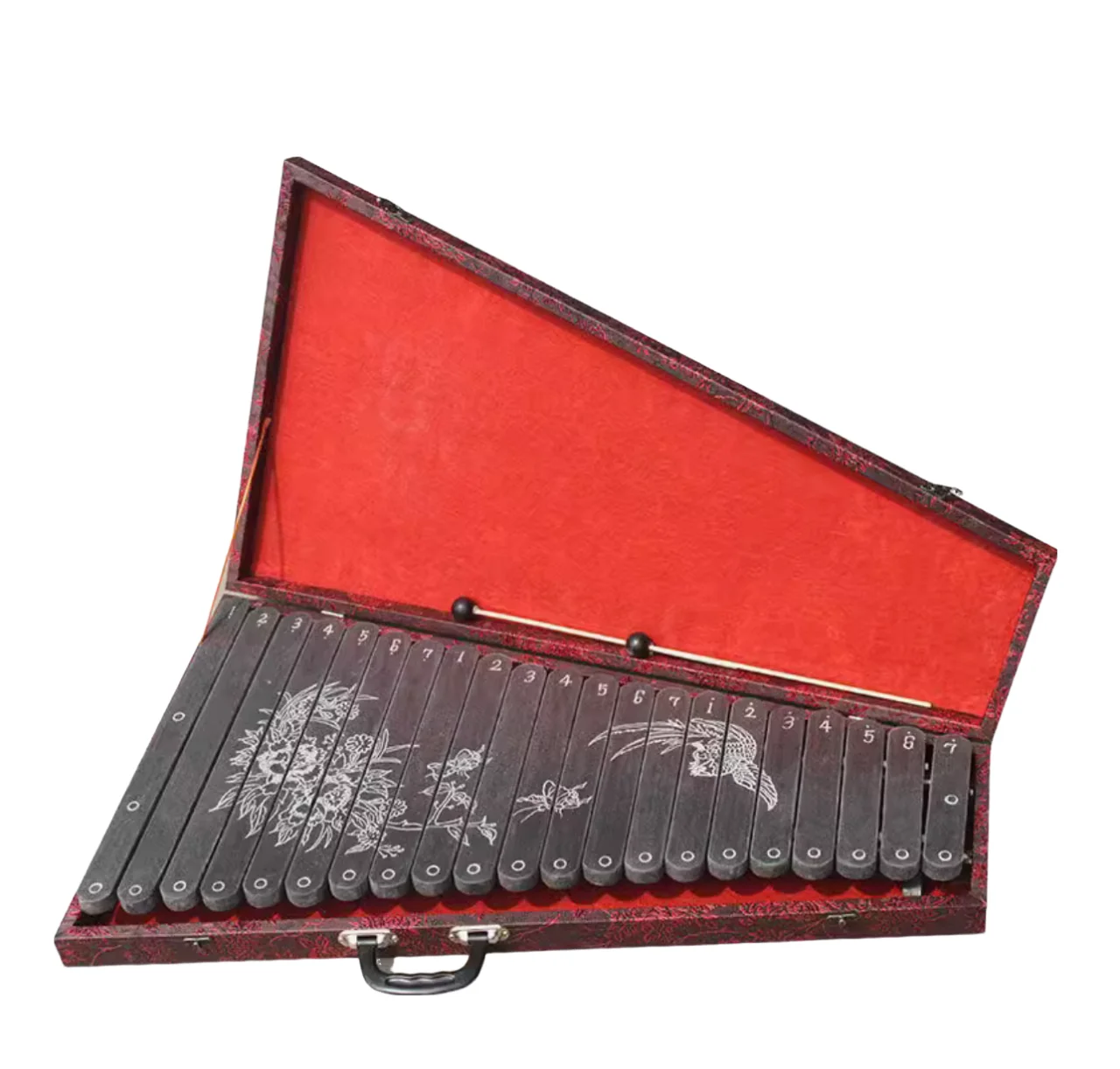 Shi Qin 21 keys C Tone National percussion instrument