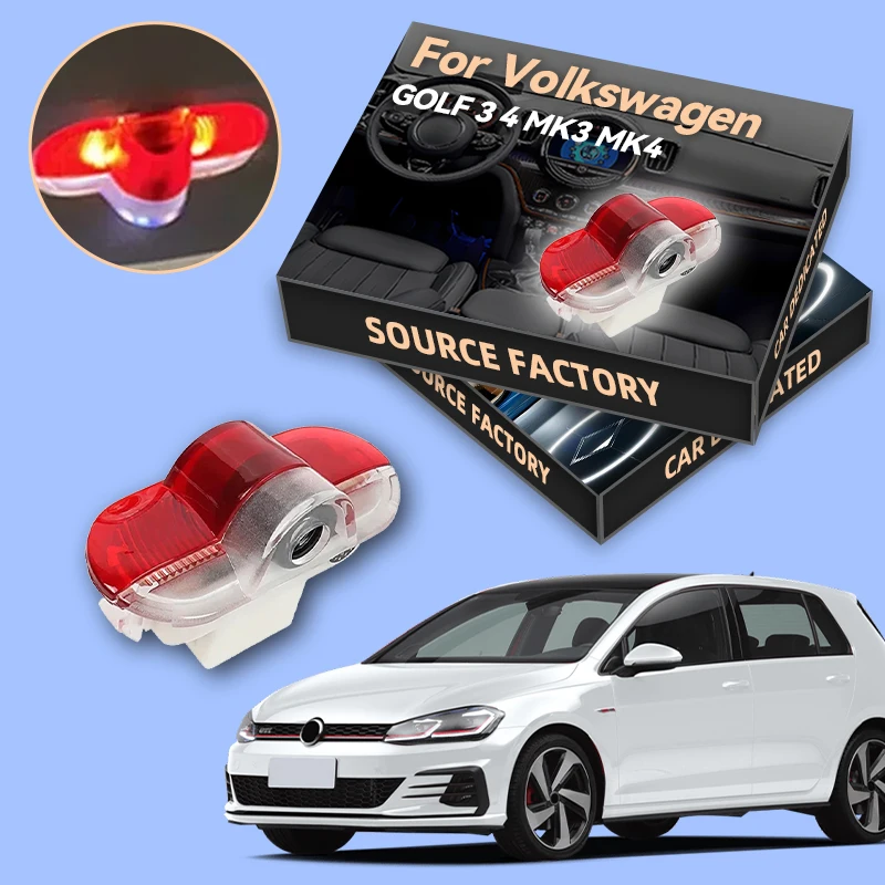 

2026 Горячая наклейка, светодиодная лампочка для украшения интерьера двери автомобиля, аксессуары для VW Caddy MK3 Bora Lavida Golf 3 4 MK3 Beetle Jetta