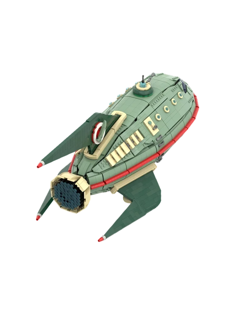 

3777pcs Building blocks set Planet Express Ship space war adults bricks military war spaceship model Christmas gift