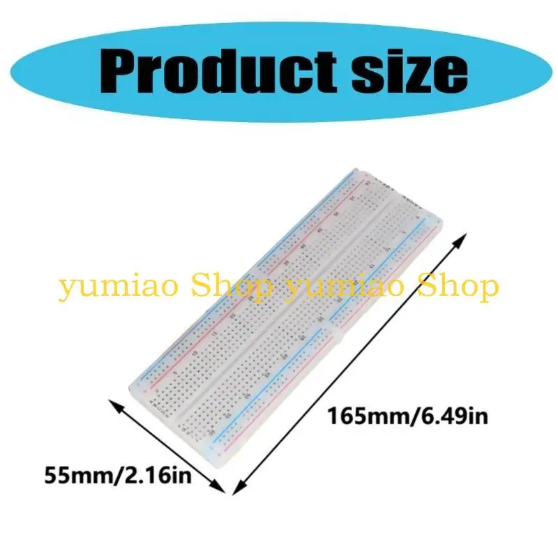 587B MB102 Papan Breadboard Solderless PCB Bread Board Test Kembangkan DIY Solderless