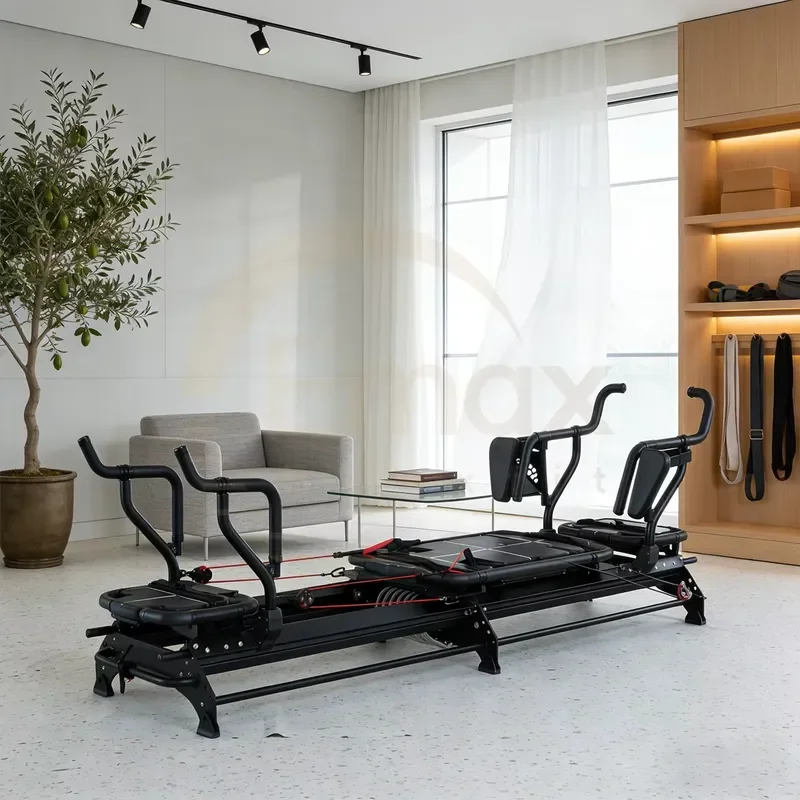 for Ergonomic Fluid Movement Metal Reformer Pilates Machine High Quality Leather for Training Institute Posture Correction