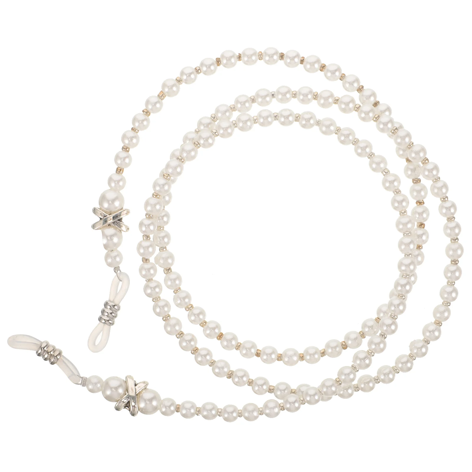 Imitation Pearl Glasses Chain Eyeglass Choker Necklaces for Woman Accessories Sunglasses Women Pearls Holder Travel