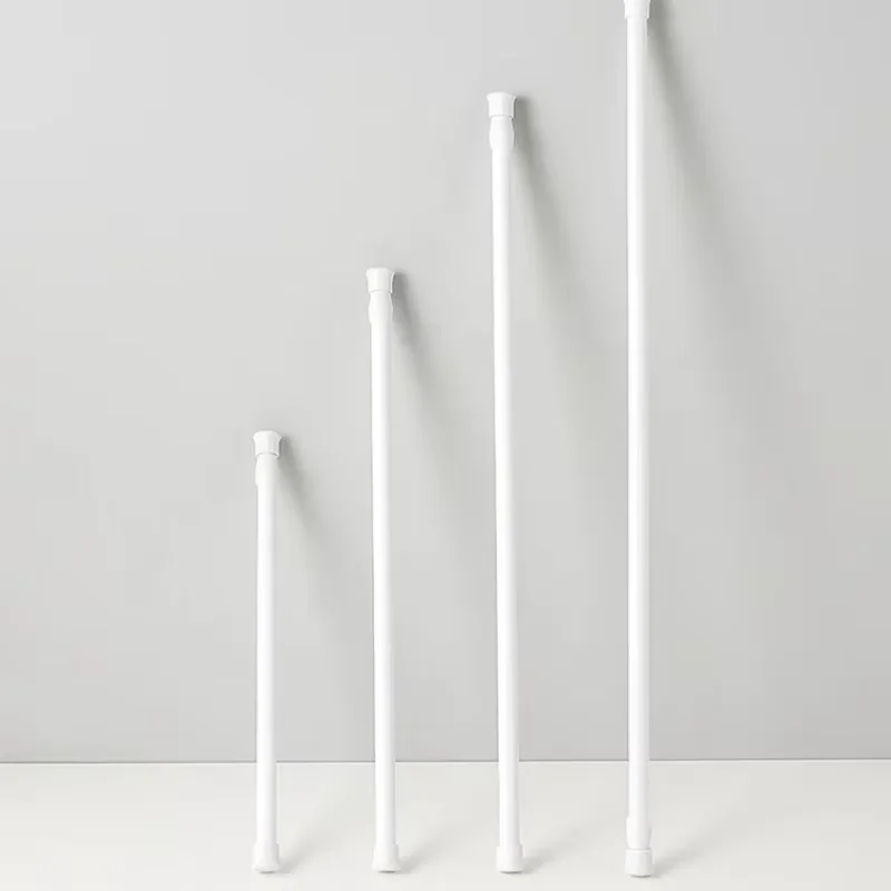 Multi Purpose Spring Loaded Extendable Telescopic Net Voile Tension Curtain Rail Pole Net Rods