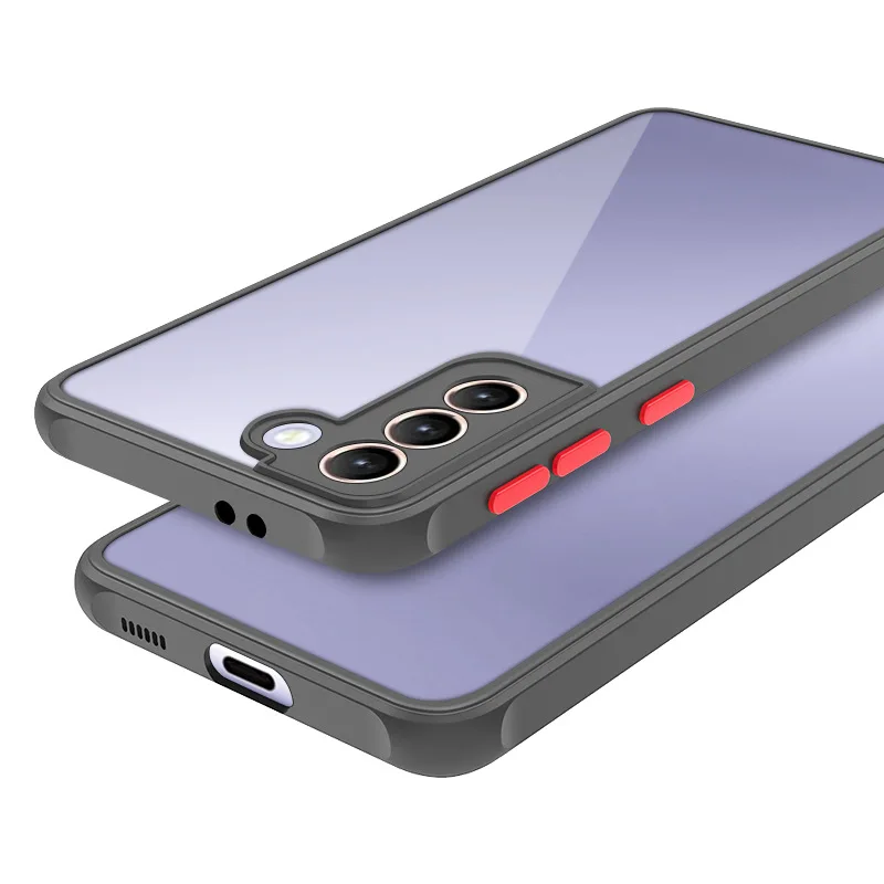 S25 24 23 22 21 20 Matte Hard Cover für Samsung Galaxy S25 S24 S23 S22 Ultra S21 S20 Fe Plus 5g stoßfeste Silikon-Rückseite – Detail 2