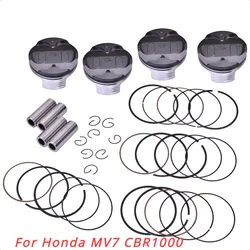 76mm 76.25mm 76.5mm 76.75mm 77mm Motorcycle Piston Rings Kit For Honda MV7 CBR1000 CBR 1000 2008-2016