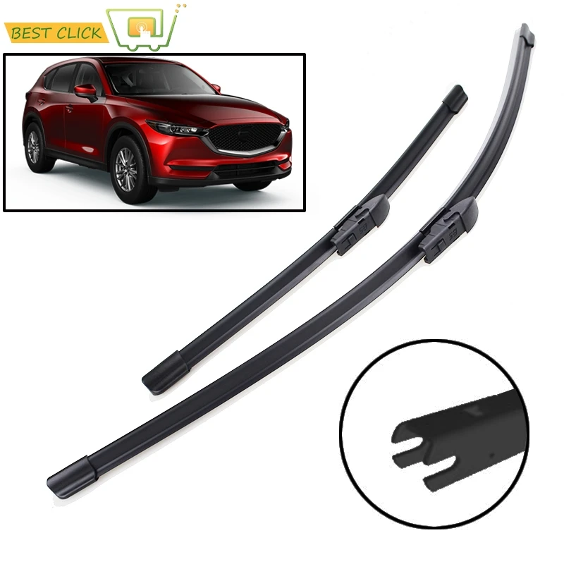 Misima Windshield Windscreen Wiper Blades Set For Mazda CX-5 CX5 KF Front Window Wiper 2017 2018 2019 24