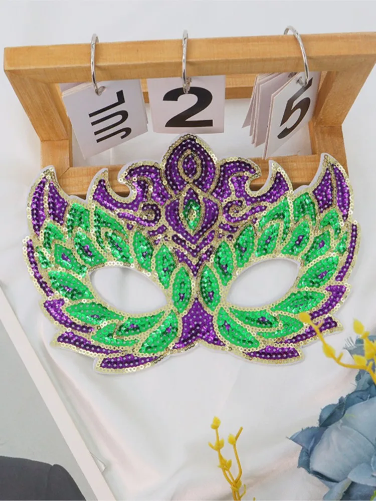 Masque pour les yeux Sexy à paillettes, bal de mascarade vénitien, déguisement de fête d'halloween, accessoires de Costume, masque facial pour dame