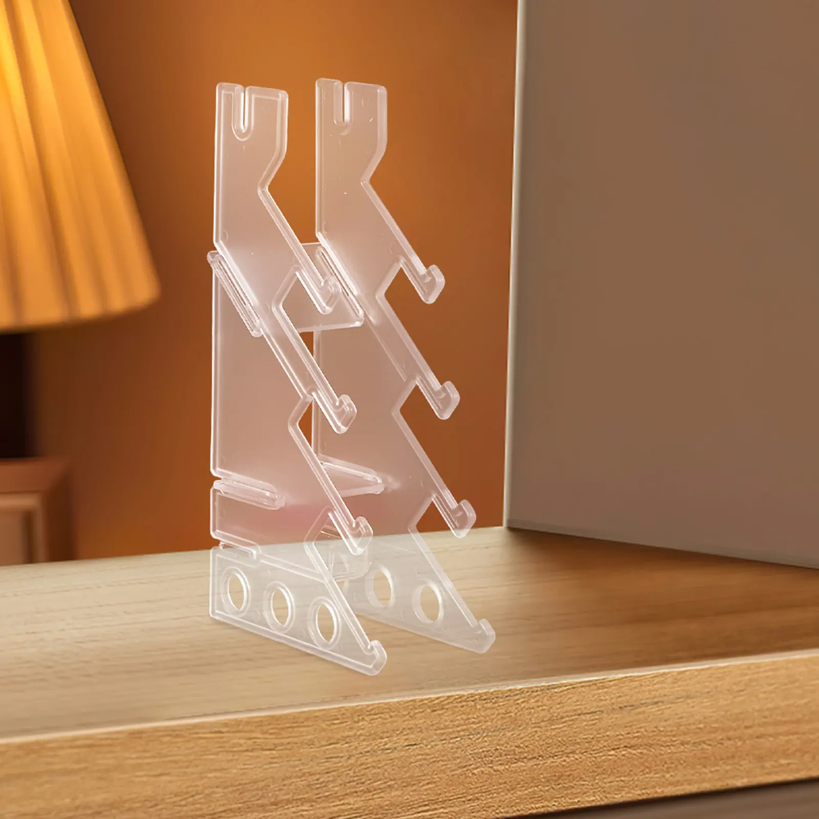 Clear Finger Skateboard Rack Compact Display Stand for Fingerboards Transparent Plastic Storage Rack Easy Assembly Unique Design