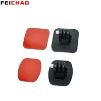 Flat Curved Base Tripod Mount Adhesive Sticker 2Pcs/Pack for Gopro 11 10 9 8 7 SJCams Action Camera Mounting Helmet Accessories