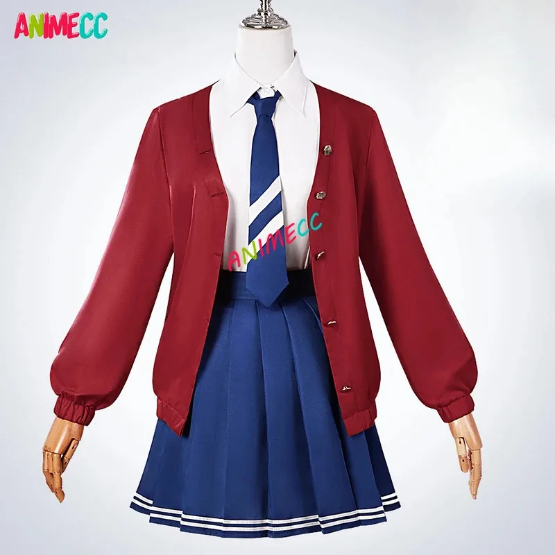 sisi 2233ANIMECC in Stock XS-XXL Mila Costume Wig Hairpin Anime Game MISIDE Cosplay Jk Uniform Halloween Party Outfits f