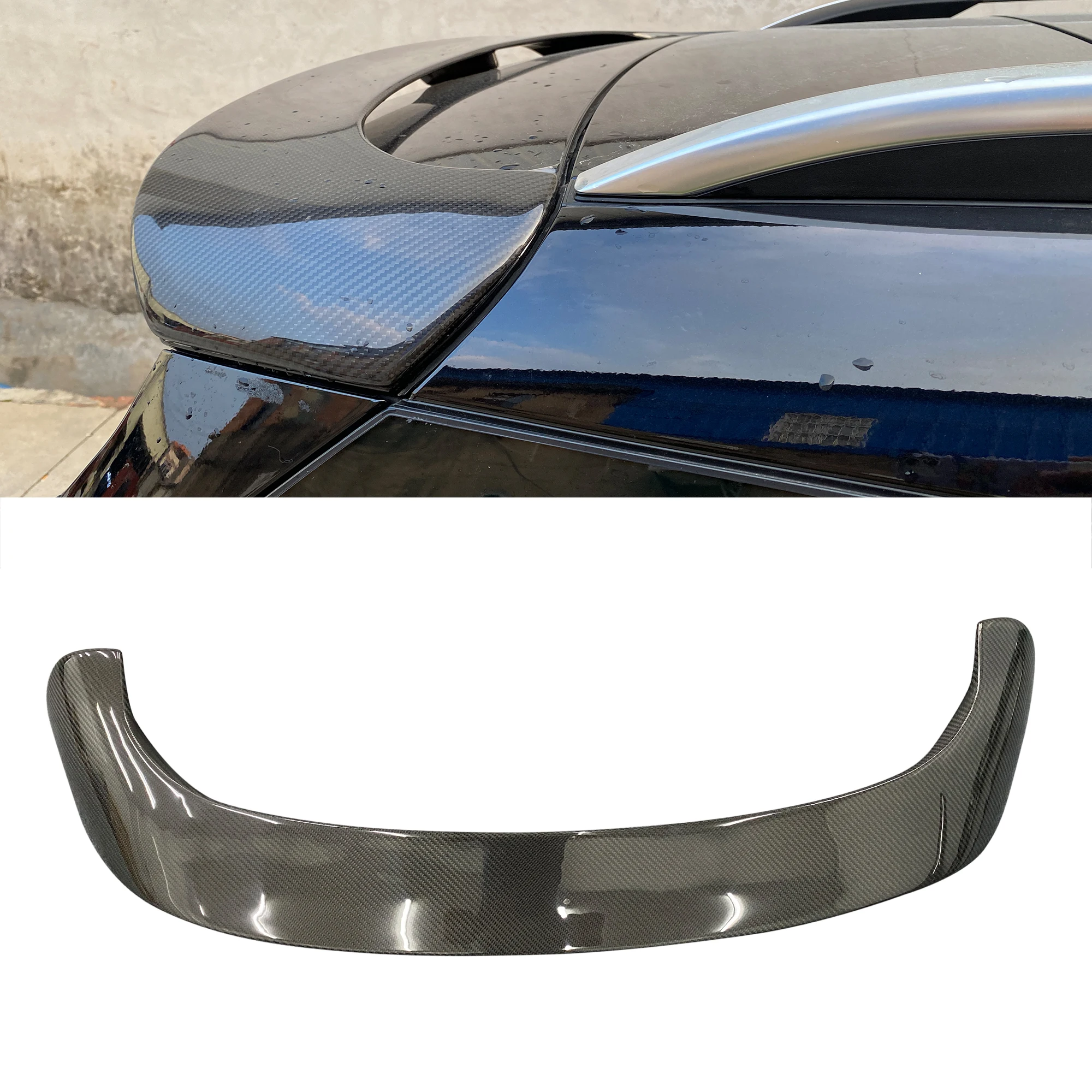 High quality carbon fiber rear spoiler for GLE Class SUV Coupe W167 2020 GLE450 GLE350