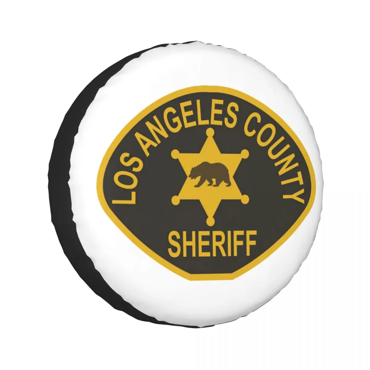 

Los Angeles County Sheriff Department Spare Tire Cover for Jeep SUV RV 4WD Trailer 4x4 Wheel Protector Covers 14" 15" 16" 17"