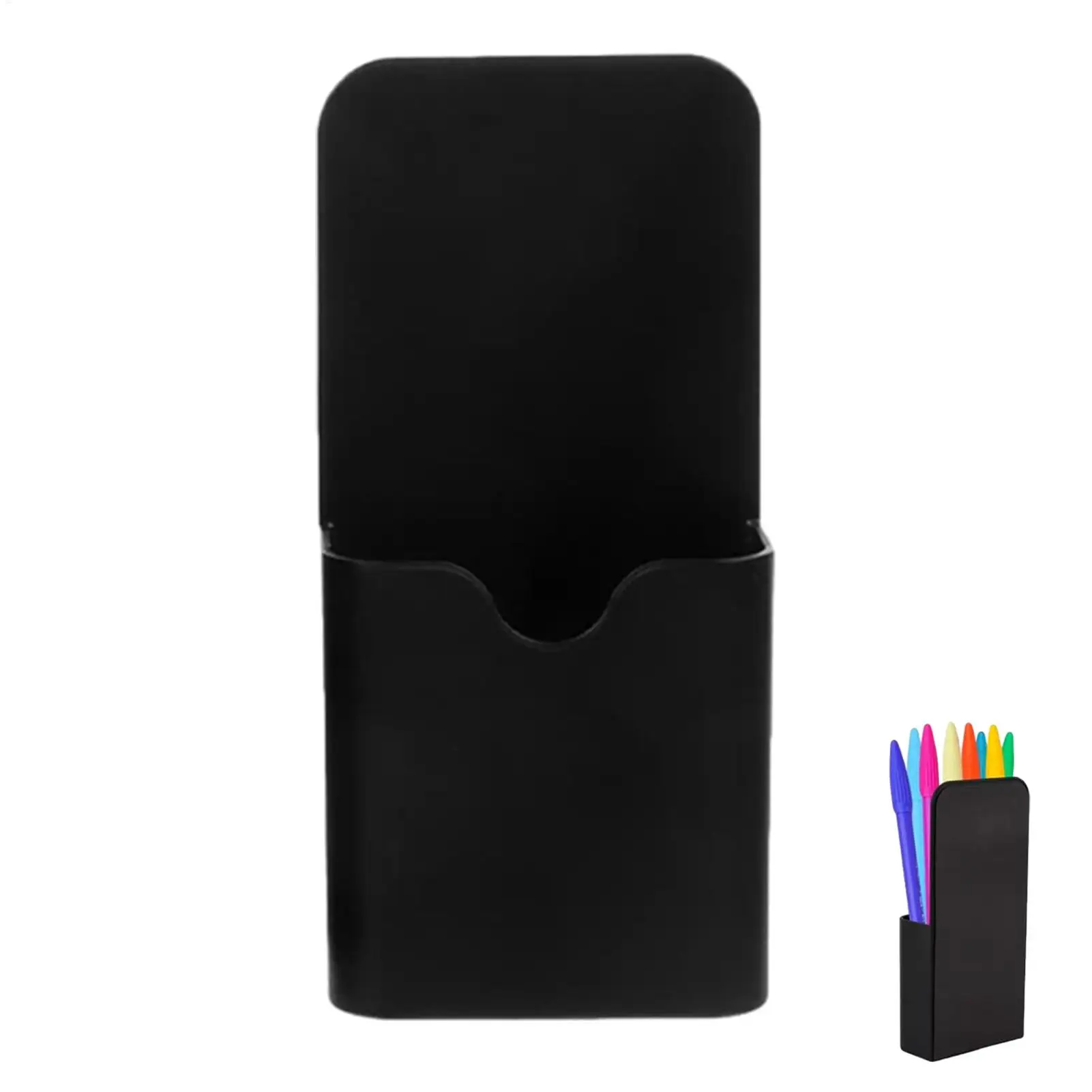 Magnetic Pen Holder Erase Marker Storage Box Pencil Organizer Cup Locker Organizer for Home Office Fridge Supplies