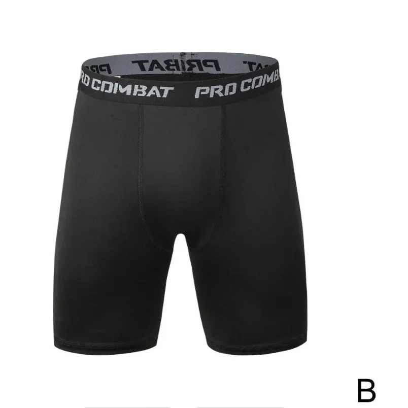 2025 New Men's Sports Leggings, Fitness Elastic Compression Leggings, Quick Drying Shorts, Running Training Elastic Shorts image 4