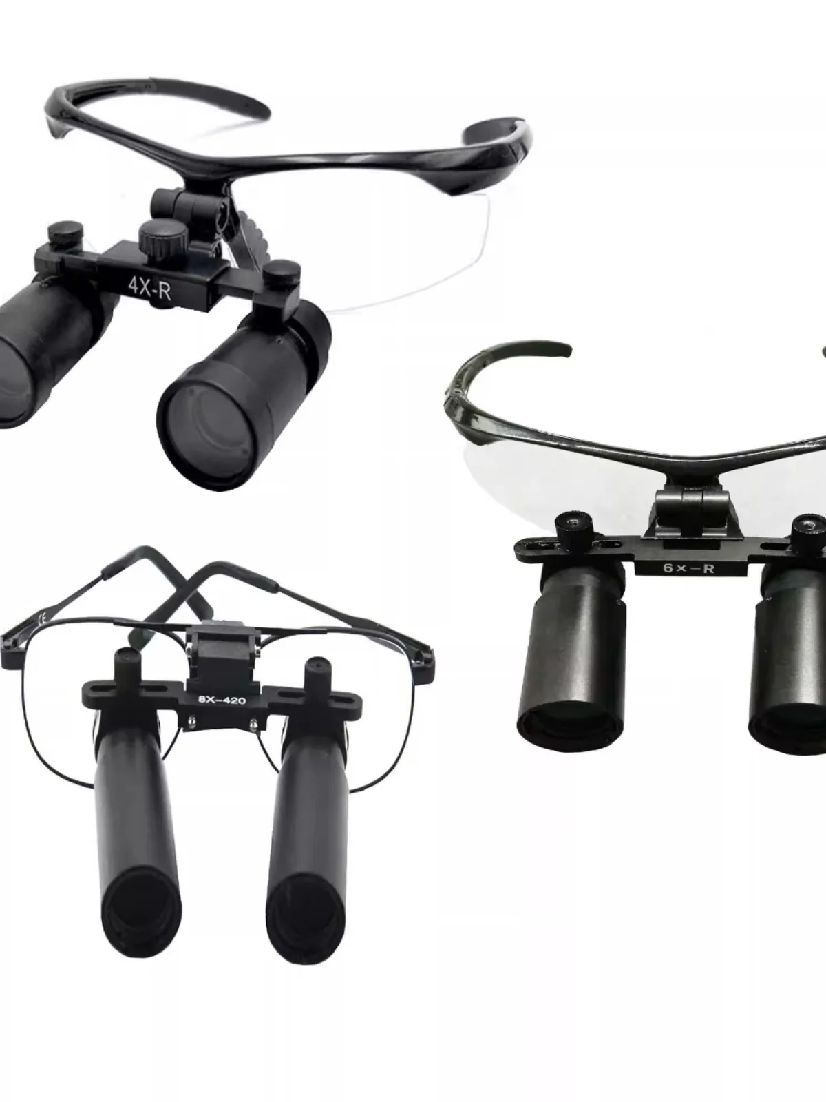 Dental Loupes 4X 5X 6X Magnification Unidirectional Spiral Magnifier Dentist  Loupe Dentaire Surgery