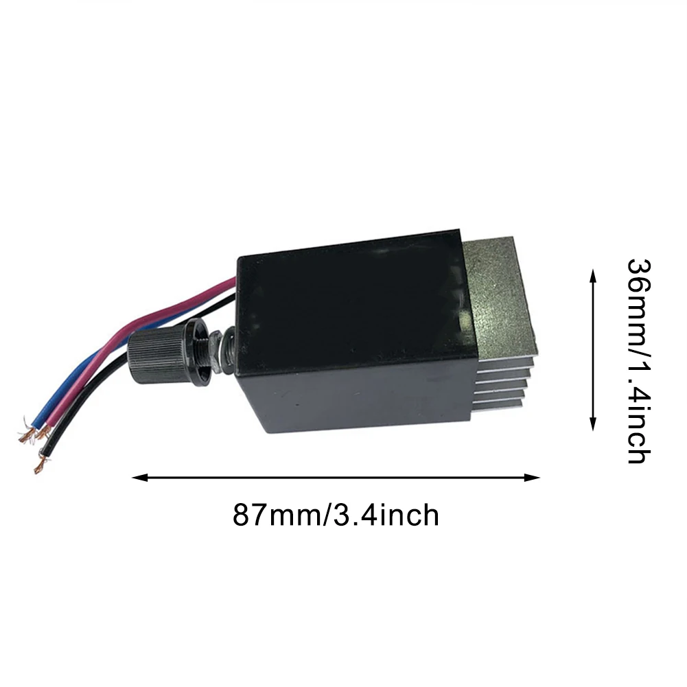

As Shown In The Picture 12V 24V Speed Regulator Motor Enhanced Heat Dissipation Long-lasting Use Simple Wiring
