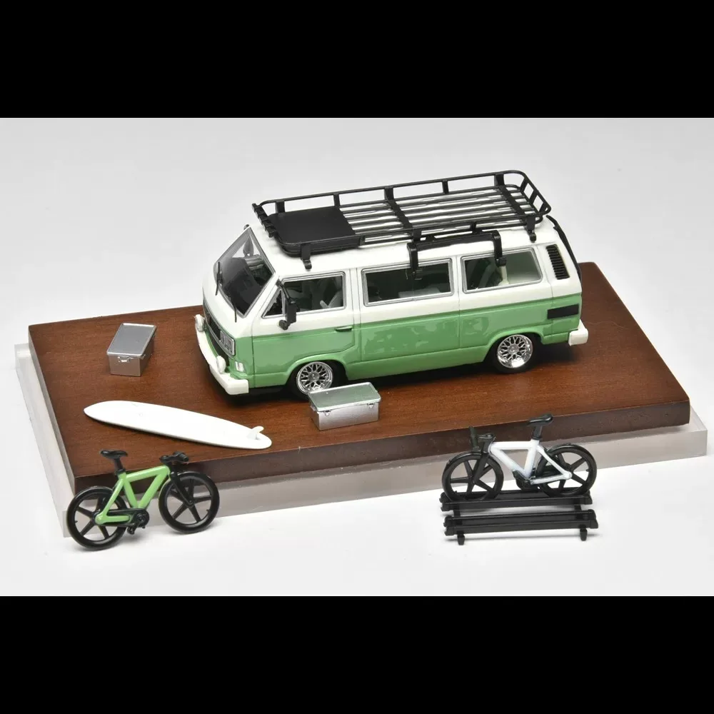 1:64 نموذج سيارة Mortal VW T3 مخصص، منخفض الكذب، مصنوع من خليط معدني
