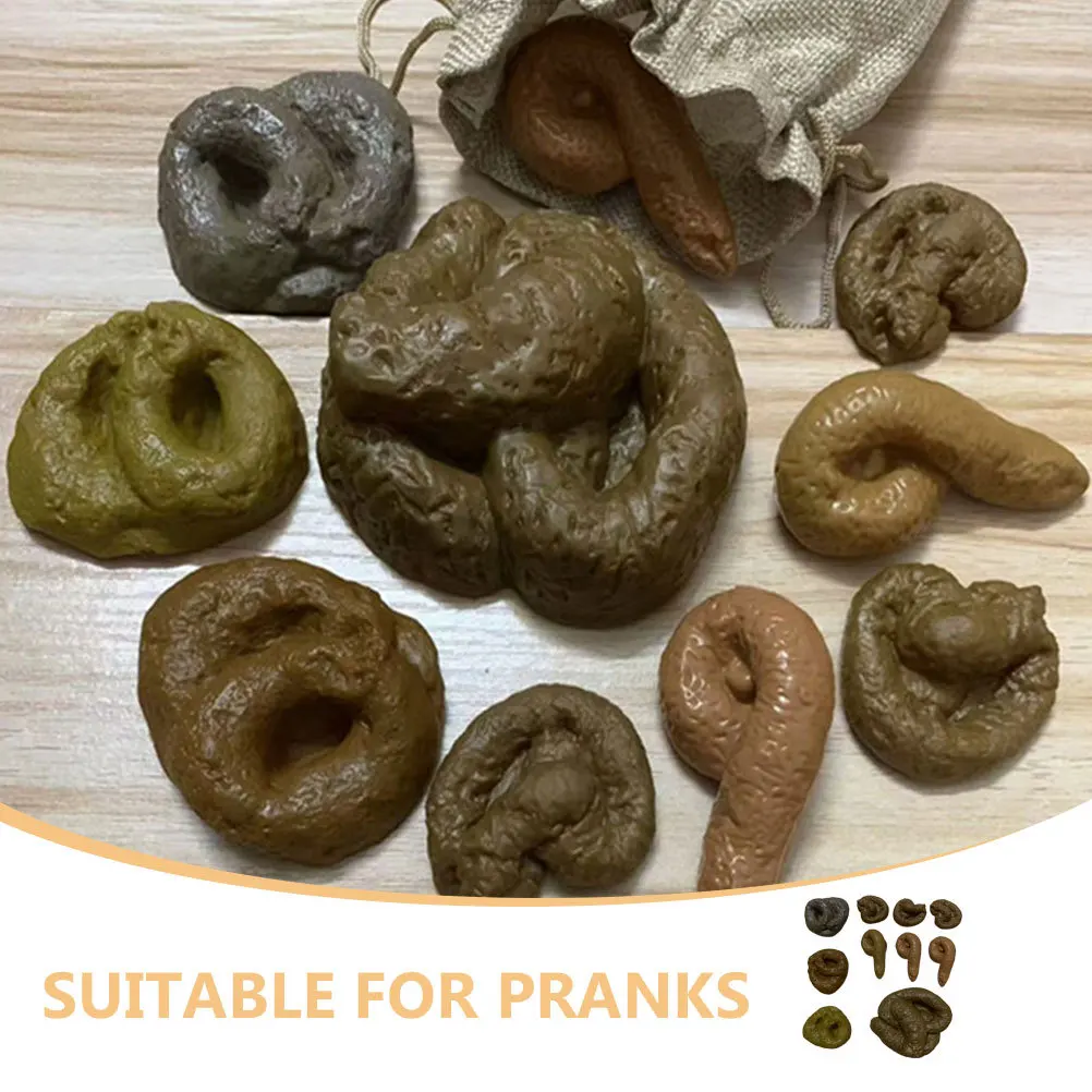 10 pçs falso brincadeira realista truque novidade mordaça para abril tolos festa decoração adulto piada truque novidade piadas presente divertido